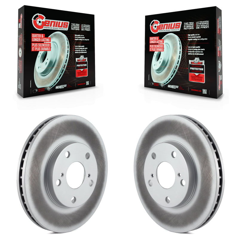 Genius KG-100153 Disc Brake Rotor for 1992-2006 Toyota Camry, Toyota Solara and More - Front