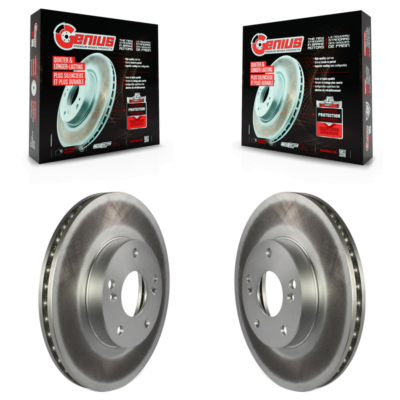 Genius KG-100161 Disc Brake Rotor for 1998-2017 Honda Accord, Honda CR-Z and More - Front