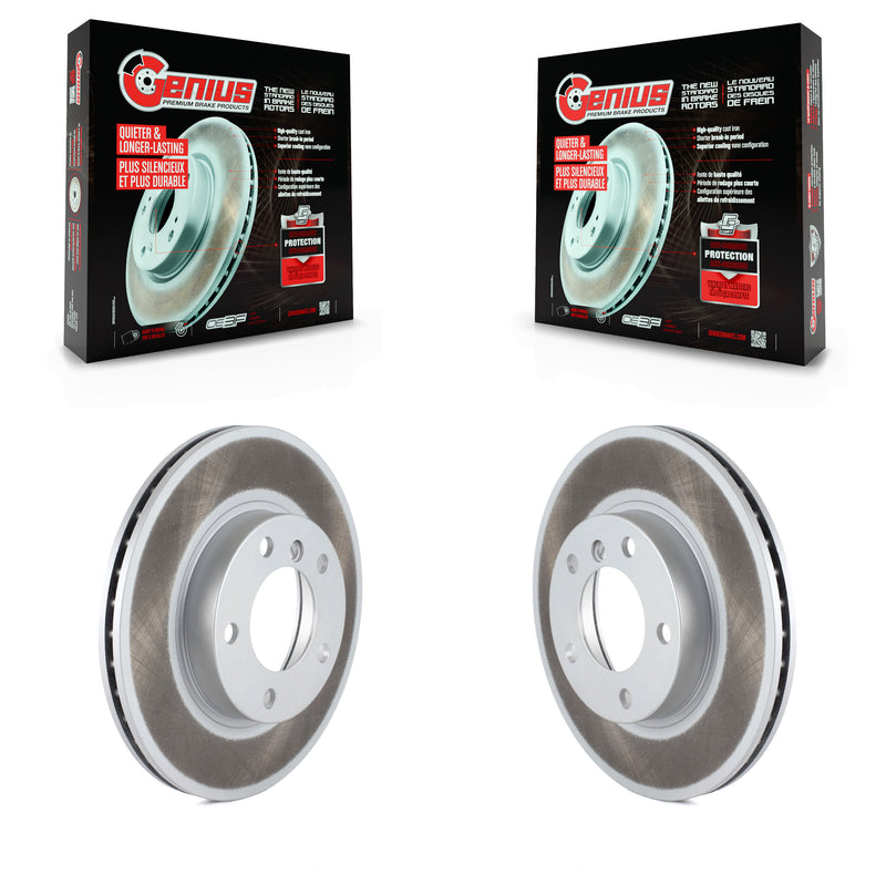 Genius KG-100166 Disc Brake Rotor for 1991-2005 BMW Z4, BMW 320i and More - Front