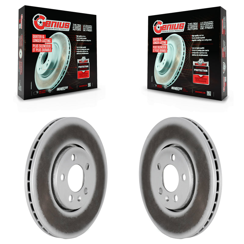 Genius KG-100168 Disc Brake Rotor for 1999-2010 Volkswagen Golf, Volkswagen Jetta, Volkswagen Beetle - Front