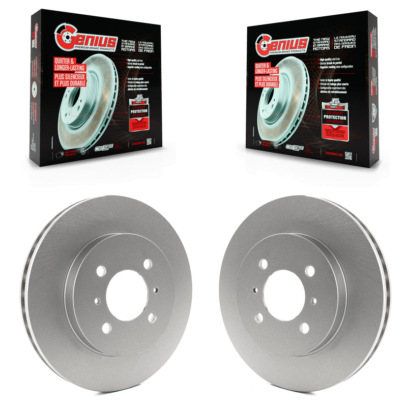 Genius KG-100176 Disc Brake Rotor for 1998-2007 Mitsubishi Lancer, Mitsubishi Mirage - Front
