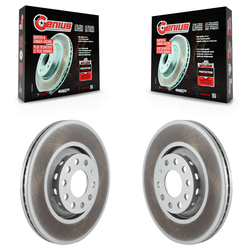 Genius KG-100177 Disc Brake Rotor for 1997-2006 Audi A4, Audi A4 Quattro and More - Front