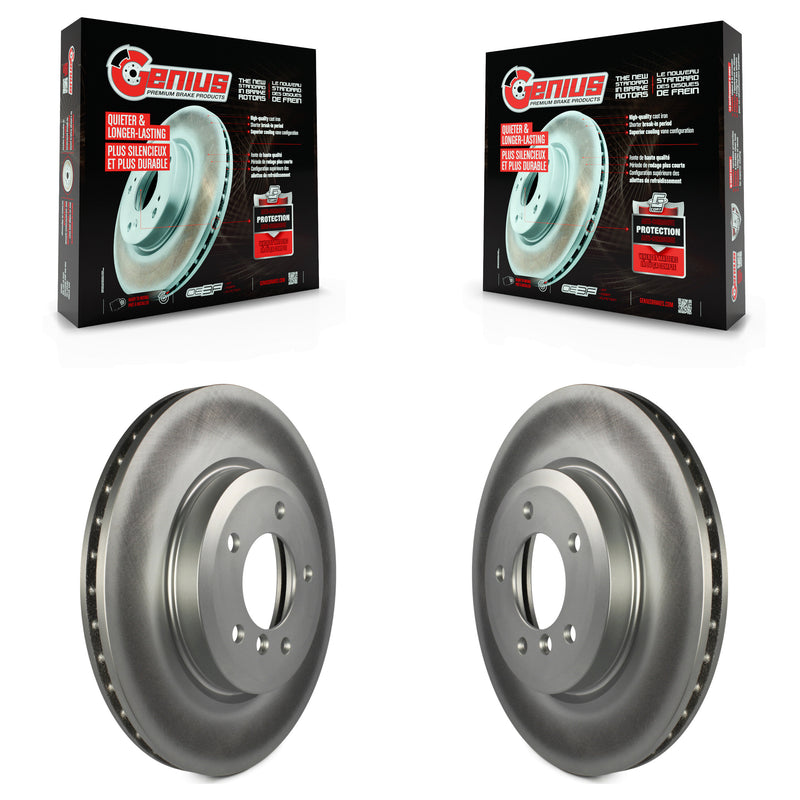Genius KG-100196 Disc Brake Rotor for 2001-2008 BMW Z4, BMW 320i and More - Front