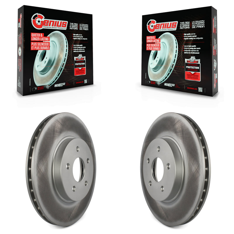Genius KG-100210 Disc Brake Rotor for 2002-2008 Jaguar X-Type - Front
