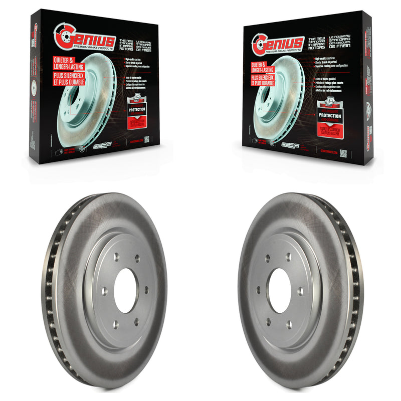 Genius KG-100237 Disc Brake Rotor for 2005-2025 Nissan Frontier, Suzuki Equator and More