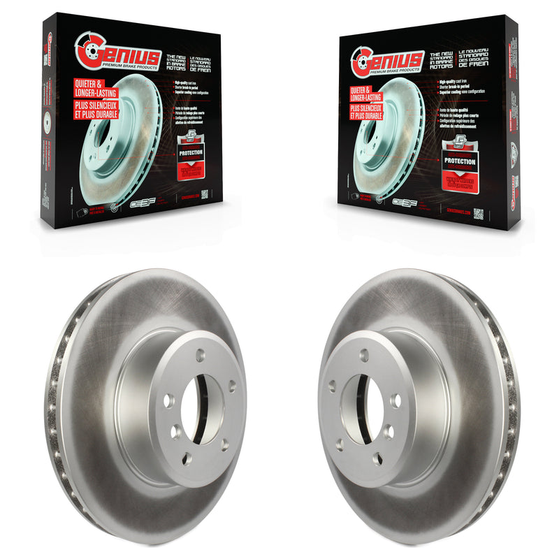 Genius KG-100243 Disc Brake Rotor for 2004-2010 BMW 528i xDrive, BMW 535i xDrive and More - Front