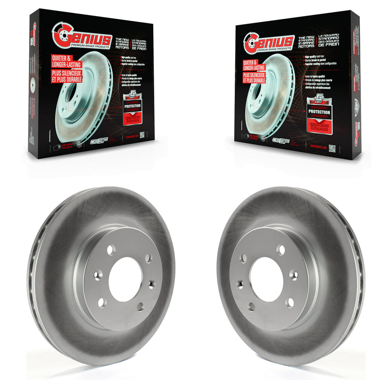 Genius KG-100249 Disc Brake Rotor for 2006-2011 Hyundai Accent, Kia Rio, Kia Rio5 - Front