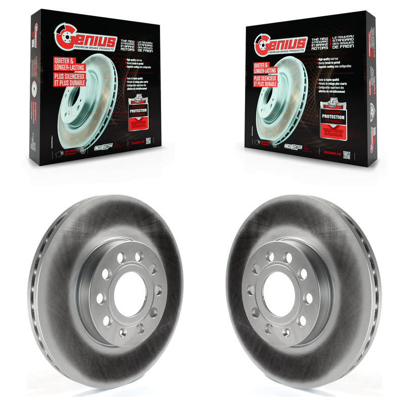 Genius KG-100251 Disc Brake Rotor for 2005-2025 Volkswagen Jetta, Volkswagen Taos and More - Front