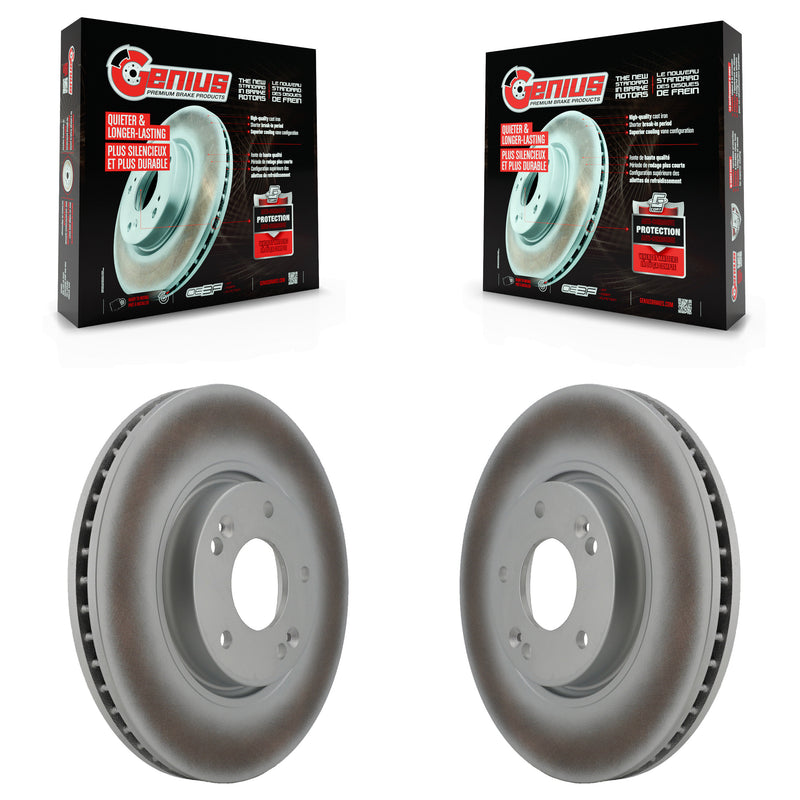 Genius KG-100252 Disc Brake Rotor for 2006-2019 Kia Optima, Hyundai Sonata and More - Front
