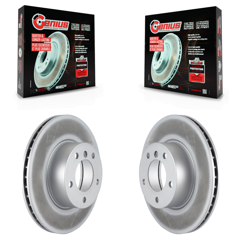 Genius KG-100259 Disc Brake Rotor for 2006-2013 BMW 128i, BMW 328i and More - Front