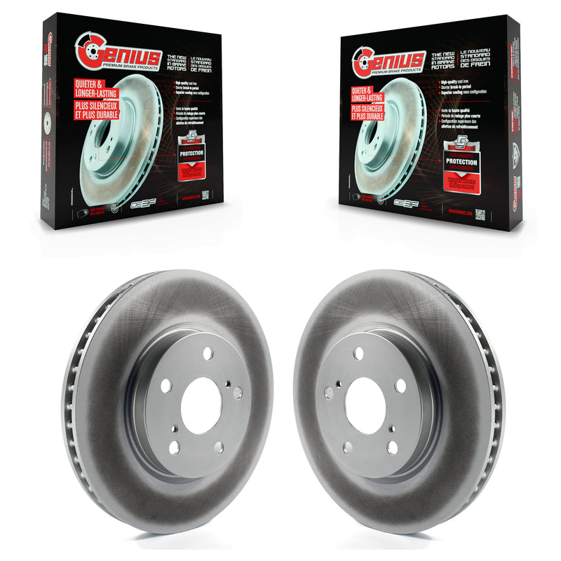 Genius KG-100260 Disc Brake Rotor for 2006-2015 Lexus IS250 - Front