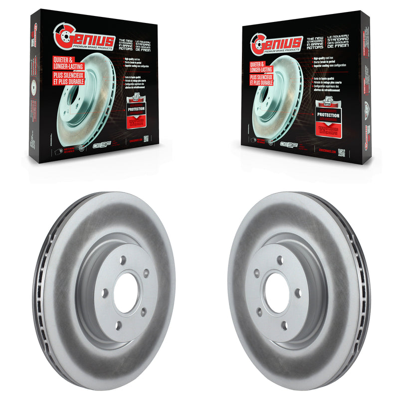 Genius KG-100269 Disc Brake Rotor for 2004-2019 Ford Transit Connect, Lincoln MKC and More - Front