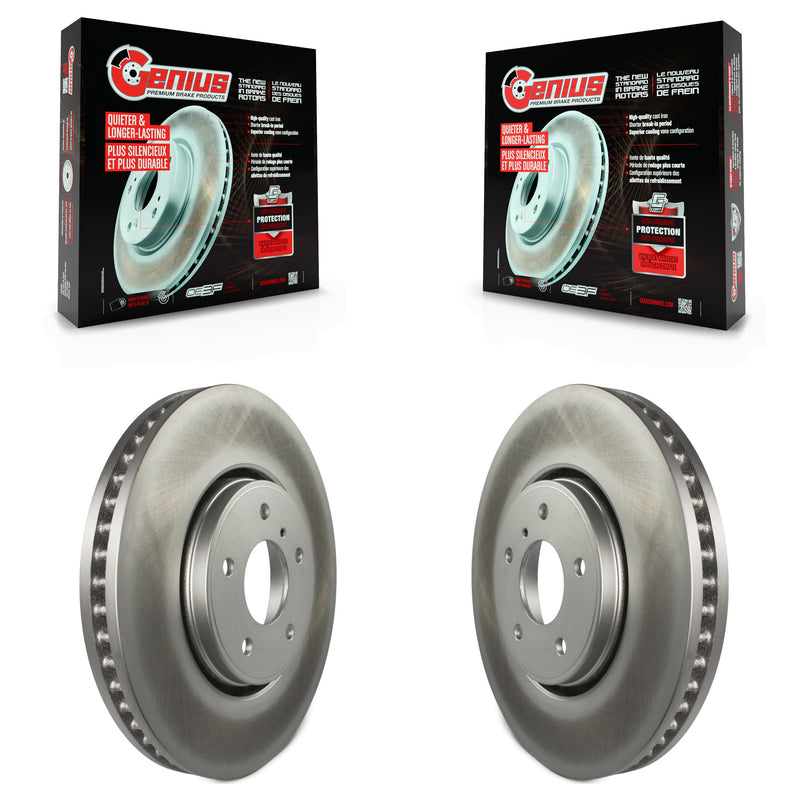 Genius KG-100273 Disc Brake Rotor for 2005-2014 INFINITI QX70, INFINITI FX37 and More - Front