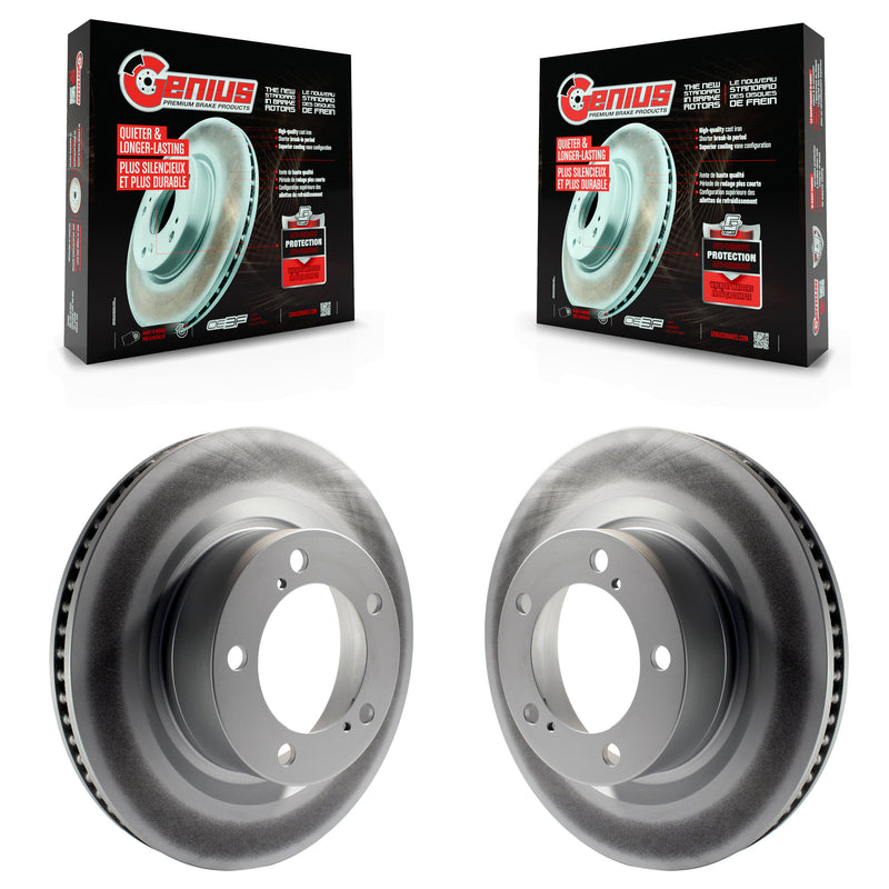 Genius KG-100277 Disc Brake Rotor for 2007-2022 Toyota Land Cruiser, Lexus LX570 and More - Front