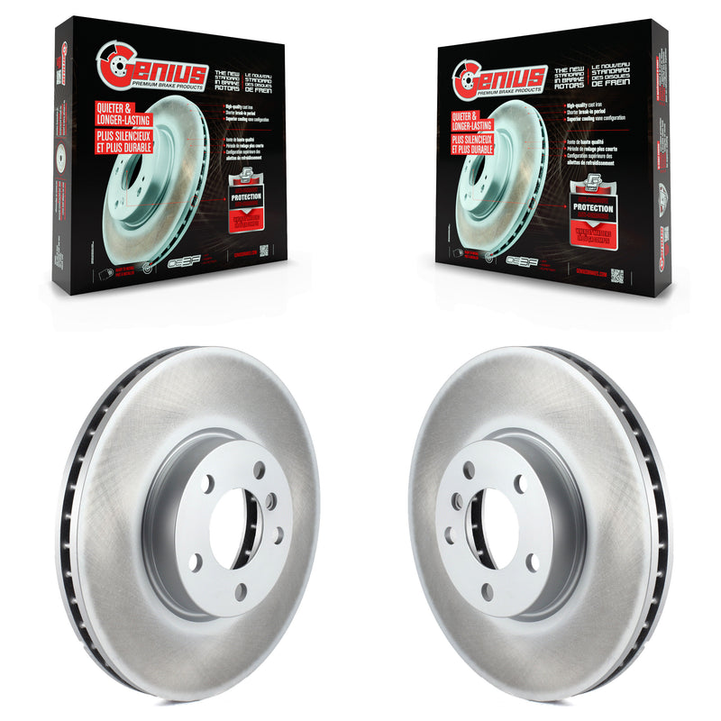Genius KG-100278 Disc Brake Rotor for 2007-2019 BMW X5, BMW X6 - Front