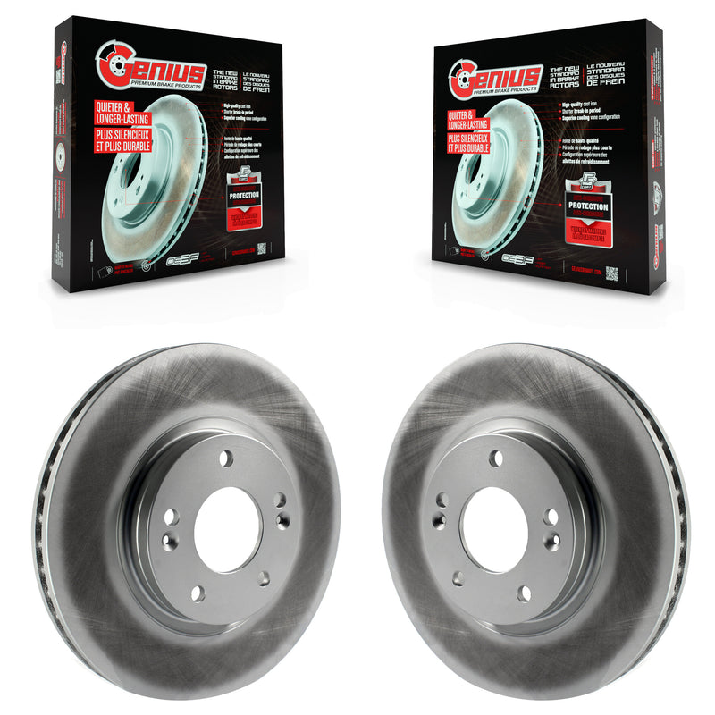 Genius KG-100280 Disc Brake Rotor for 2007-2009 Hyundai Santa Fe - Front