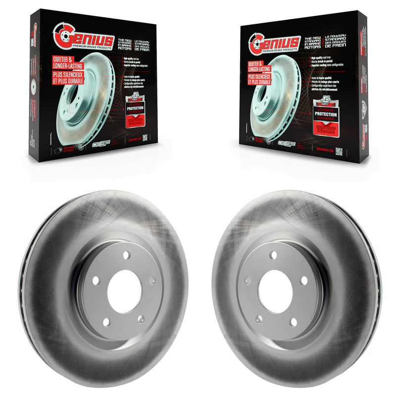 Genius KG-100292 Disc Brake Rotor for 2007-2017 Nissan Juke, Nissan Sentra - Front