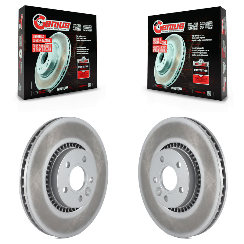 Genius KG-100293 Disc Brake Rotor for 2007-2018 Volvo S60 Cross Country, Volvo S80 and More - Front