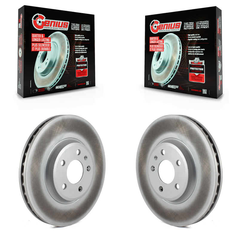 Genius KG-100303 Disc Brake Rotor for 2008-2013 Audi A4 allroad, Audi A4 Quattro and More - Front