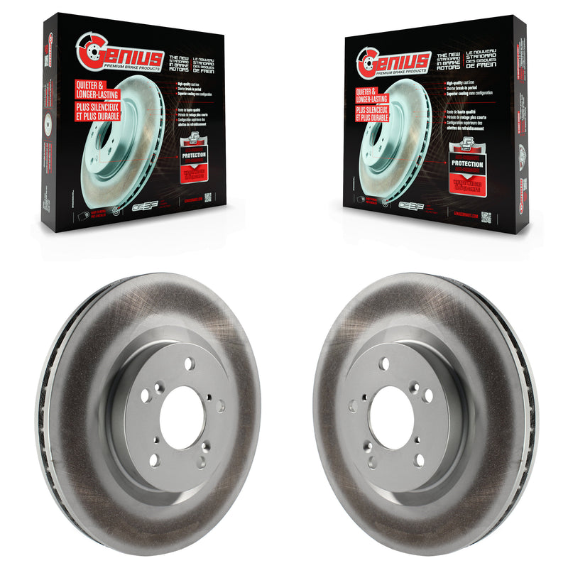 Genius KG-100308 Disc Brake Rotor for 2009-2014 Honda Odyssey, Acura TL - Front