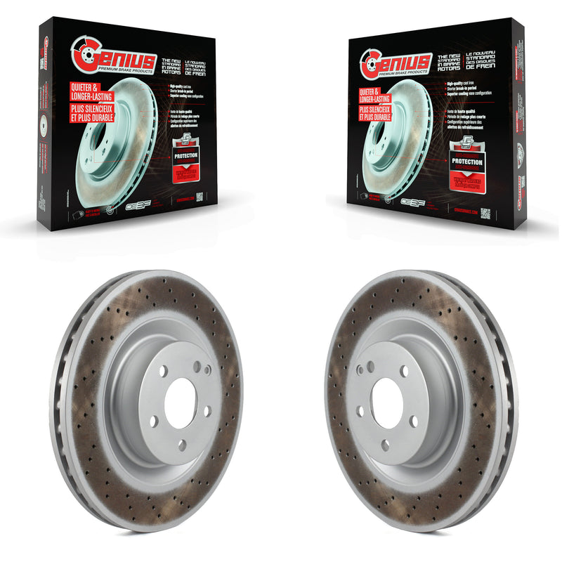 Genius KG-100309 Disc Brake Rotor for 2007-2014 Mercedes-Benz S350, Mercedes-Benz SL550 and More - Front