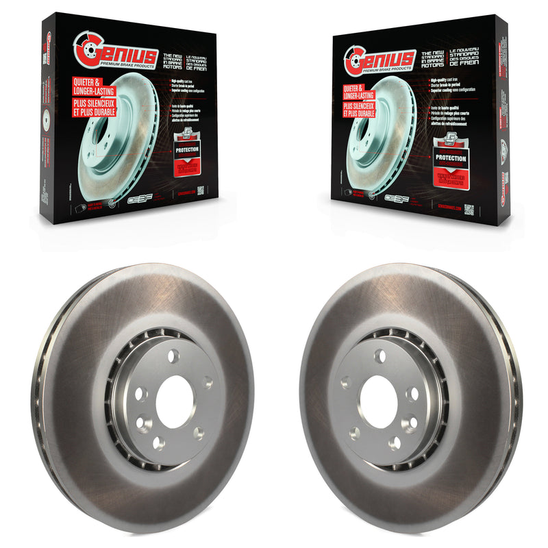 Genius KG-100315 Disc Brake Rotor for 2010-2017 Volvo XC60 - Front