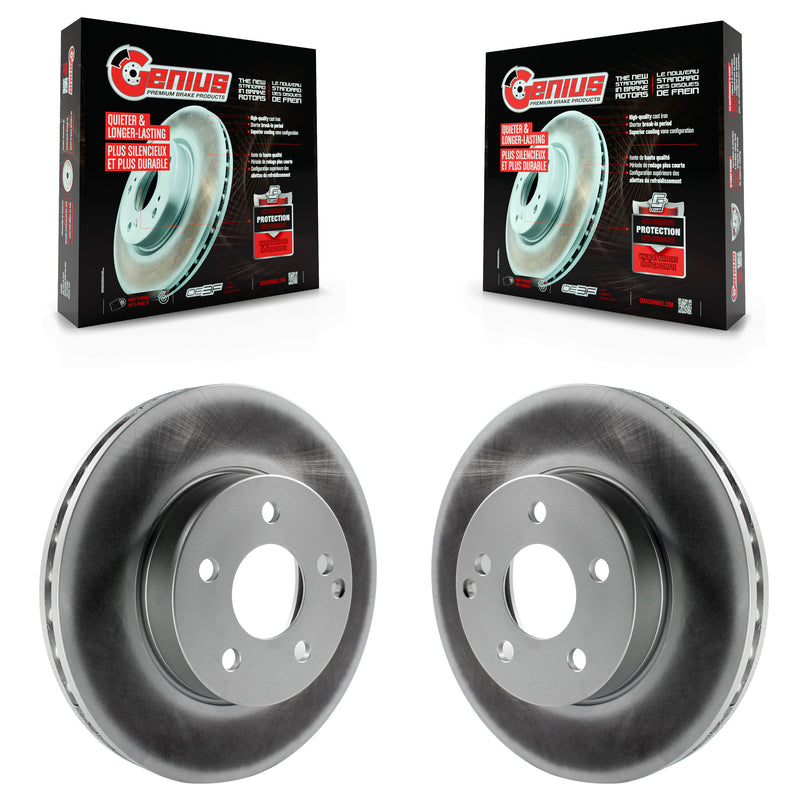 Genius KG-100318 Disc Brake Rotor for 2008-2015 Mercedes-Benz C250, Mercedes-Benz C230, Mercedes-Benz C300 - Front