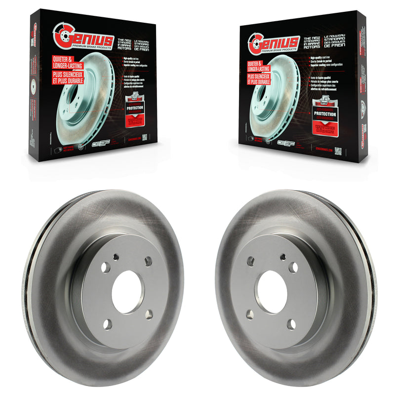 Genius KG-100325 Disc Brake Rotor for 2011-2014 Mazda 2 - Front