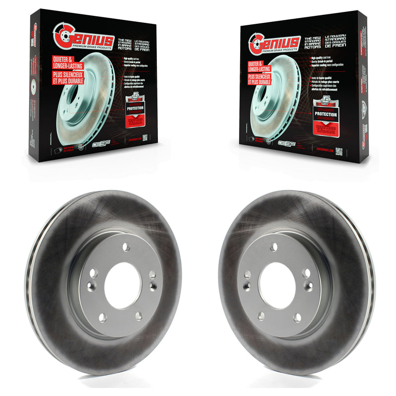 Genius KG-100329 Disc Brake Rotor for 2011-2025 Kia Soul, Hyundai Kona and More - Front