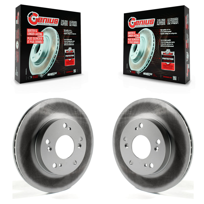 Genius KG-100338 Disc Brake Rotor for 2012-2015 Honda Civic, Acura ILX - Front
