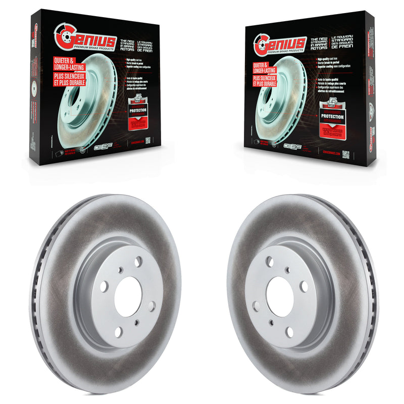 Genius KG-100342 Disc Brake Rotor for 2012-2018 Toyota Yaris - Front