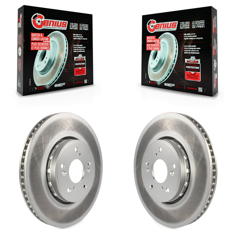 Genius KG-100347 Disc Brake Rotor for 2013-2018 Acura ILX, Acura RDX - Front