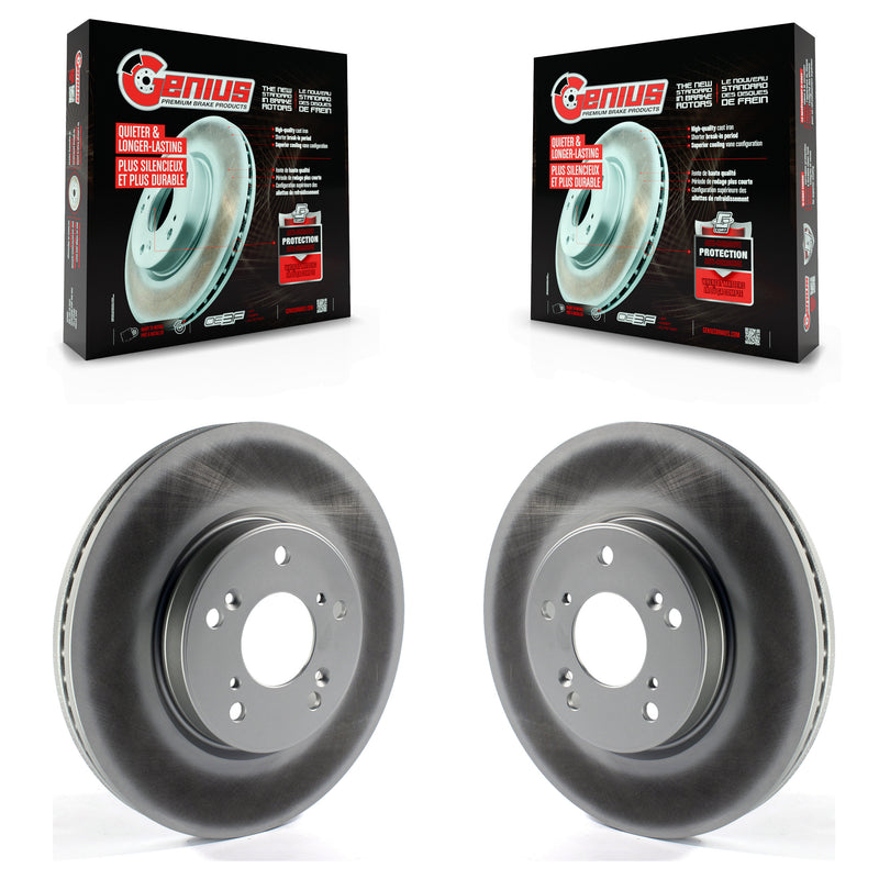 Genius KG-100349 Disc Brake Rotor for 2013-2022 Honda CR-V, Honda HR-V, Honda Accord - Front