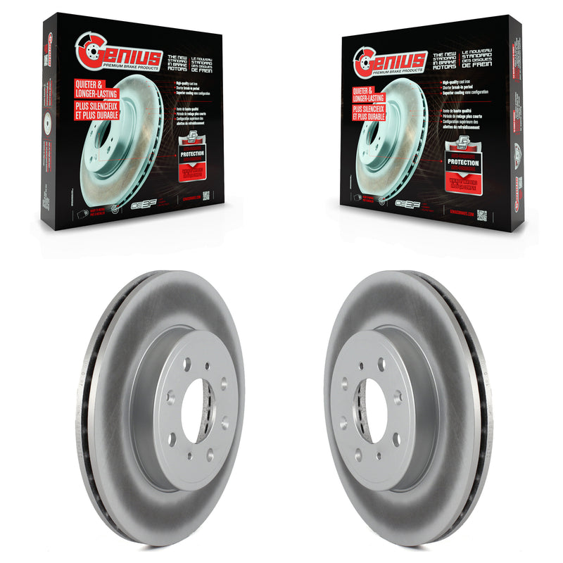 Genius KG-100357 Disc Brake Rotor for 2015-2020 Honda Fit - Front