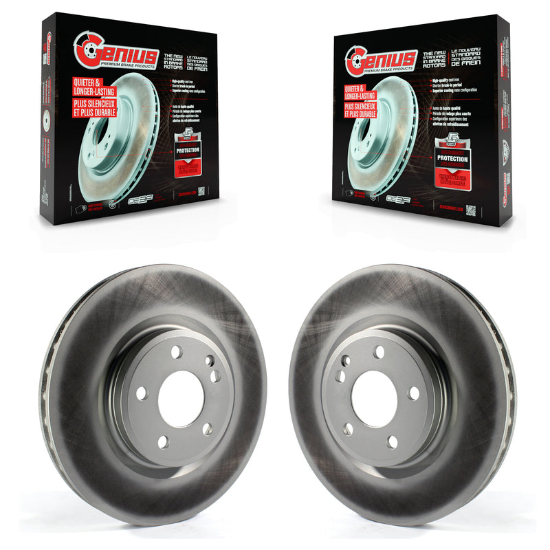 Genius KG-100363 Disc Brake Rotor for 2013-2020 INFINITI QX30, Mercedes-Benz GLA250 and More - Front