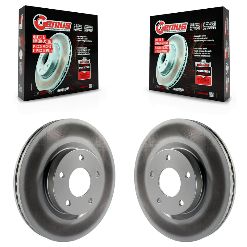 Genius KG-100366 Disc Brake Rotor for 2013-2024 Nissan Altima - Front