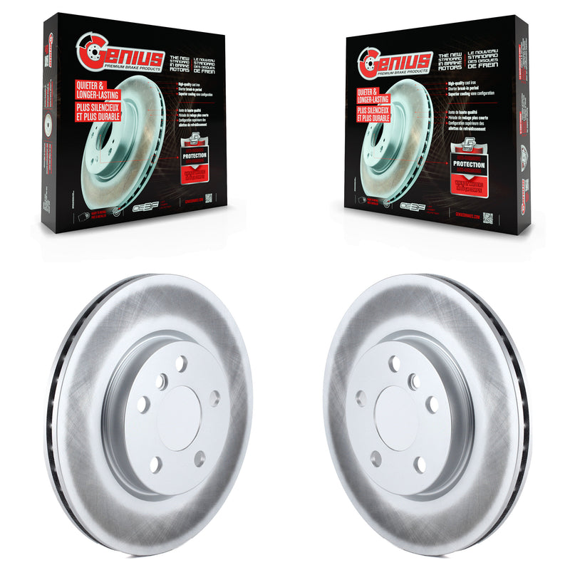 Genius KG-100367 Disc Brake Rotor for 2014-2021 Mini Cooper Clubman, Mini Cooper - Front