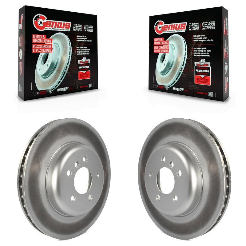 Genius KG-100378 Disc Brake Rotor for 2011-2019 BMW 535d, BMW 535d xDrive and More - Front