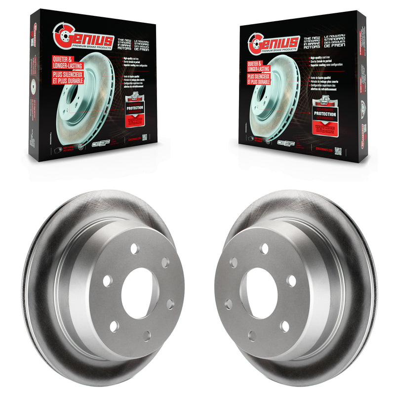 Genius KG-100382 Disc Brake Rotor for 1999-2007 Chevrolet Silverado 1500 Classic, GMC Sierra 1500 Classic and More - Rear