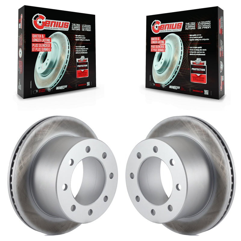 Genius KG-100387 Disc Brake Rotor for 2001-2010 Chevrolet Silverado 3500 Classic, Chevrolet Silverado 3500 HD and More - Rear