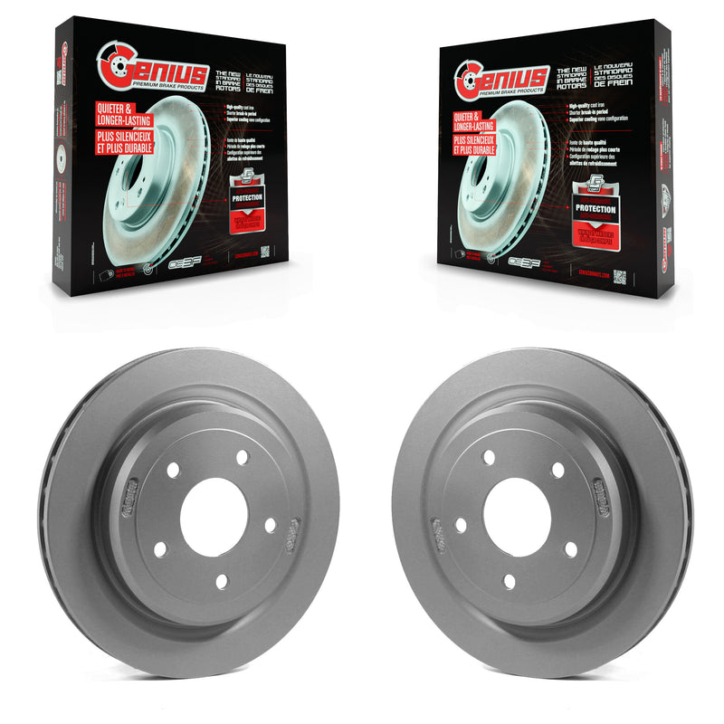 Genius KG-100393 Disc Brake Rotor for 2004-2013 Cadillac XLR, Chevrolet Corvette - Rear