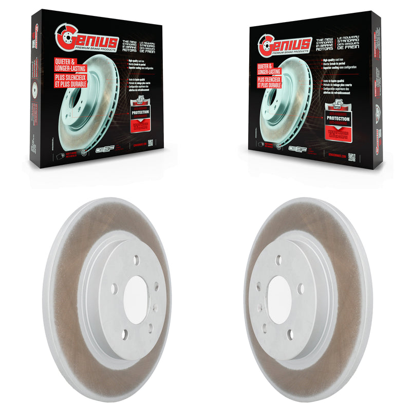 Genius KG-100395 Disc Brake Rotor for 2005 Buick Terraza, Chevrolet Uplander and More - Rear