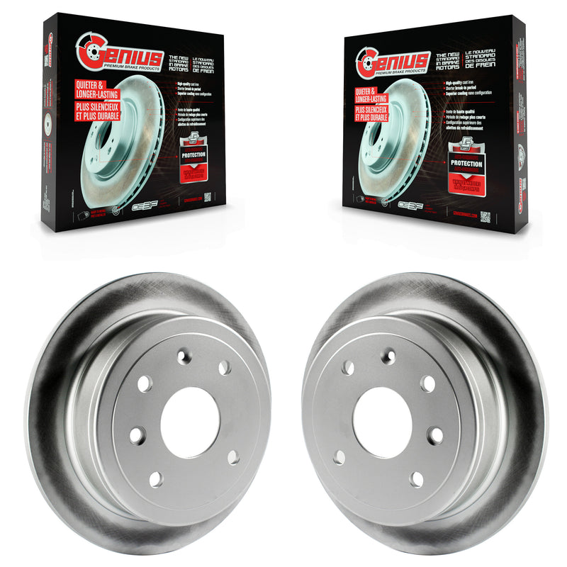 Genius KG-100402 Disc Brake Rotor for 2004-2008 Chevrolet Optra, Suzuki Reno, Suzuki Forenza - Rear