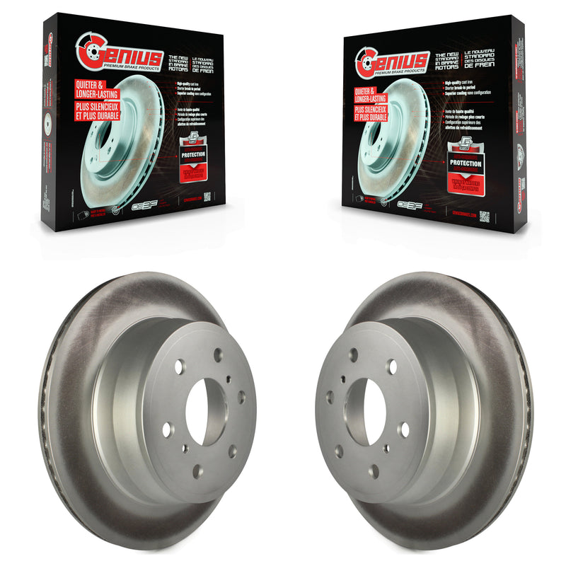 Genius KG-100403 Disc Brake Rotor for 2007-2020 Chevrolet Suburban, Chevrolet Silverado 1500 and More - Rear