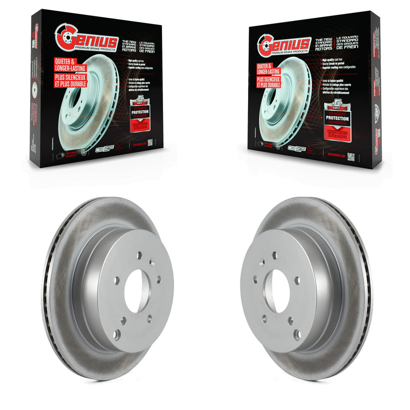 Genius KG-100404 Disc Brake Rotor for 2007-2015 Chevrolet Captiva Sport, Saturn Vue and More - Rear