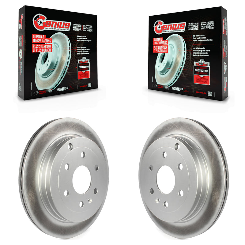 Genius KG-100405 Disc Brake Rotor for 2007-2017 GMC Acadia Limited, Chevrolet Traverse and More - Rear