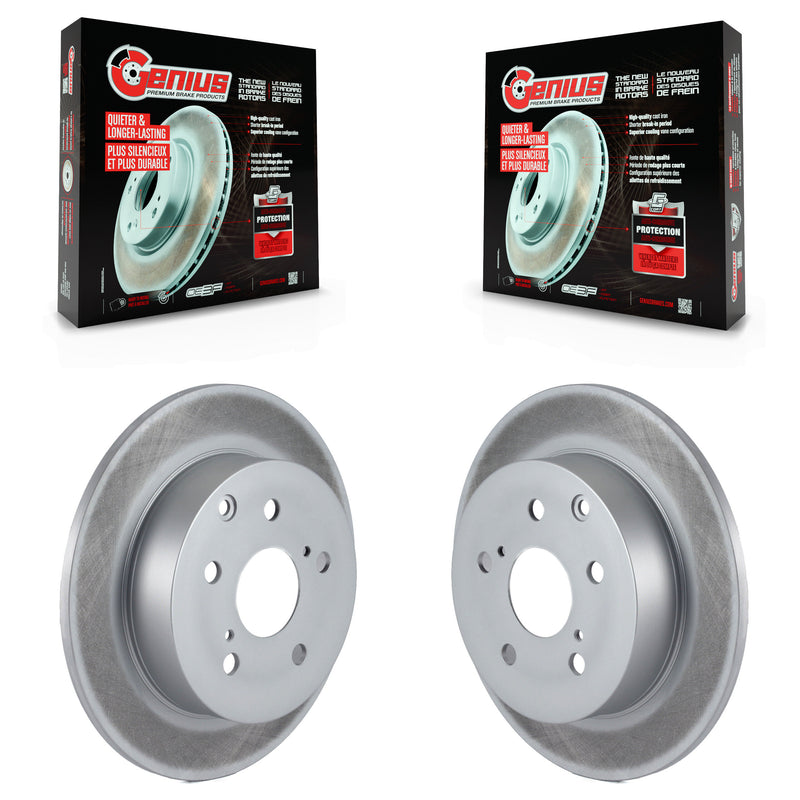 Genius KG-100408 Disc Brake Rotor for 2009-2013 Toyota Matrix, Pontiac Vibe - Rear