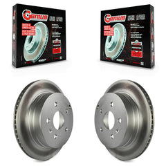 Genius KG-100412 Disc Brake Rotor for 2010-2017 Chevrolet Equinox, GMC Terrain - Rear