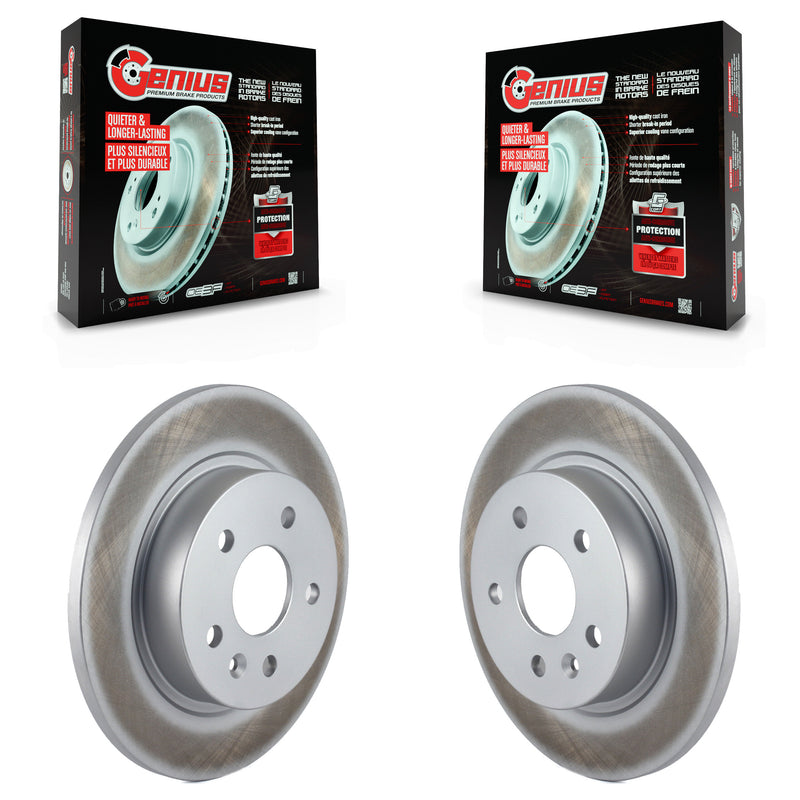 Genius KG-100413 Disc Brake Rotor for 2011-2022 Chevrolet Cruze, Chevrolet Cruze Limited and More - Rear