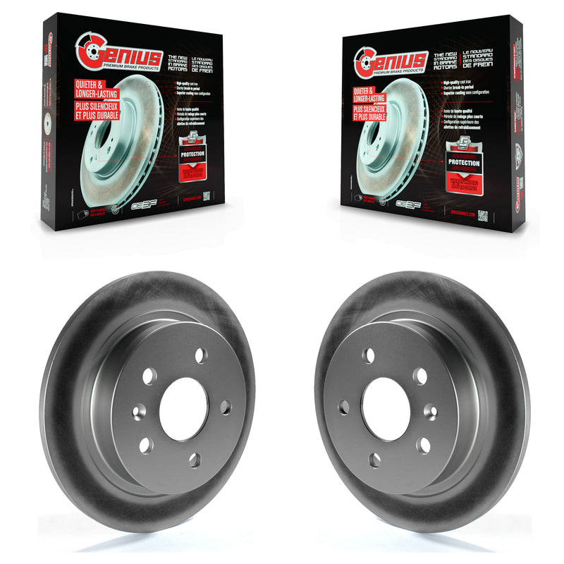 Genius KG-100415 Disc Brake Rotor for 2011-2017 Chevrolet Malibu Limited, Chevrolet Malibu and More - Rear